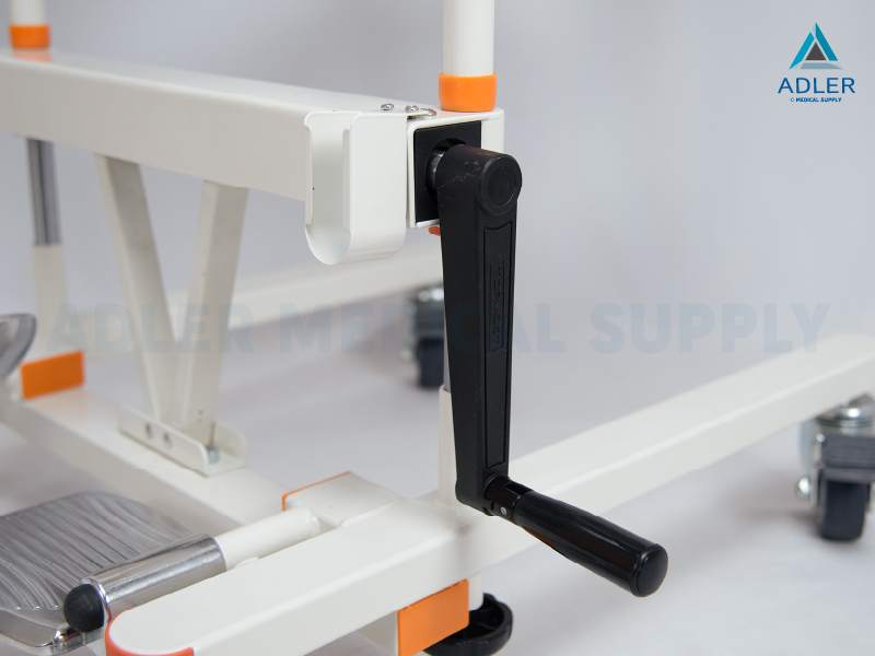 รถเข็นเคลื่อนย้ายผู้ป่วย อเนกประสงค์ รุ่นระบบมือหมุน (Manual Transfer Chair) - รับประกัน 2 ปี รถเข็นเคลื่อนย้ายผู้ป่วย อเนกประสงค์ รุ่นระบบมือหมุน (Manual Transfer Chair) - รับประกัน 2 ปี
