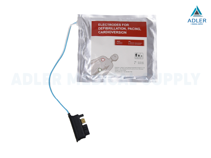Electrode แผ่นแปะ AED สำหรับ Yuwell รุ่น HeartSave YA8 และ Y8 ไม่มี Feedback sensor