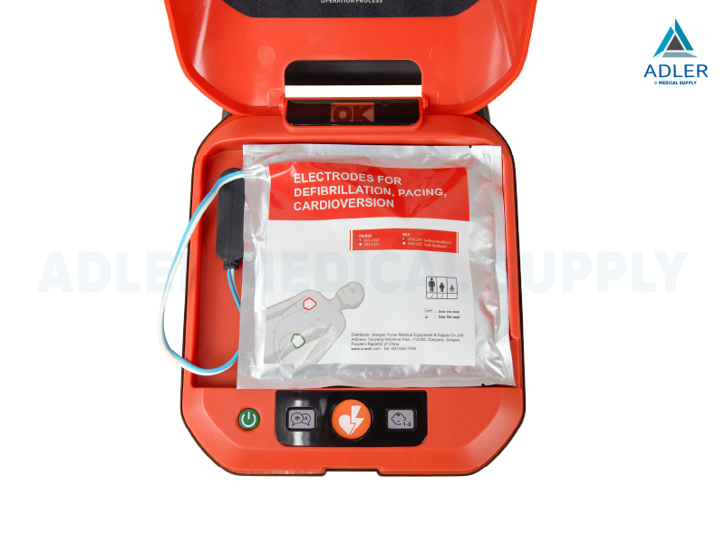 Electrode แผ่นแปะ AED สำหรับ Yuwell รุ่น HeartSave YA8 และ Y8 ไม่มี Feedback sensor