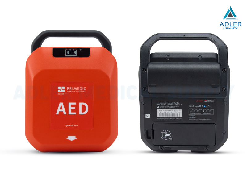 เครื่องกระตุกหัวใจไฟฟ้าอัตโนมัติ (AED) Yuwell รุ่น HeartSave YA8 (รับประกันศูนย์ไทย 6 ปี) พร้อมตู้เก็บ AED + หุ่น CPR