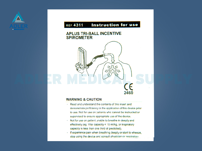 เครื่องเป่าบริหารปอด a+msc Incentive Spirometer