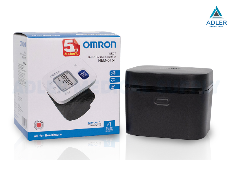 เครื่องวัดความดันโลหิตแบบสายรัดข้อมือ Omron รุ่น HEM-6161