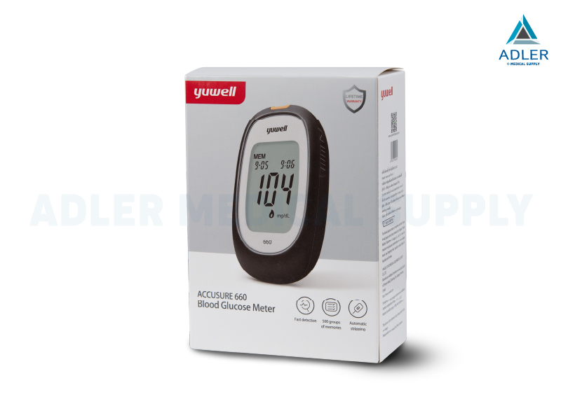 เครื่องวัดระดับน้ำตาลในเลือด Yuwell รุ่น 660 (คู่มือภาษาไทย นำเข้ามี อย.)