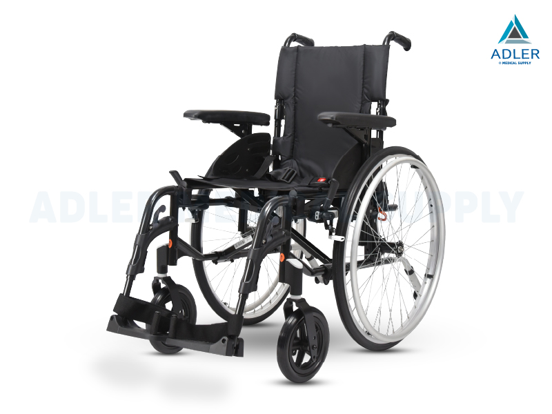 รถเข็นผู้สูงอายุ ล้อใหญ่ 24 นิ้ว Invacare manual wheelchair ยี่ห้อ Invacare รุ่น Action 2 NG (24