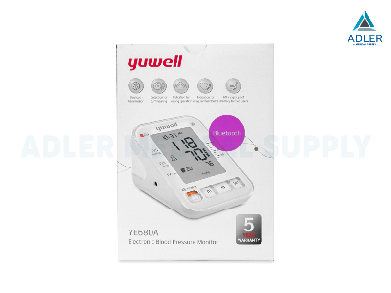 เครื่องวัดความดันโลหิตดิจิตอล Yuwell รุ่น YE680A เครื่องวัดความดันโลหิตดิจิตอล Yuwell รุ่น YE680A