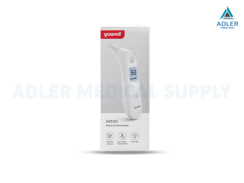 เครื่องวัดอุณหภูมิร่างกายอินฟราเรด Yuwell รุ่น YHT101 เครื่องวัดอุณหภูมิร่างกายอินฟราเรด Yuwell รุ่น YHT101