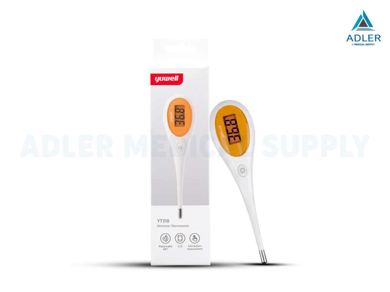 ปรอทวัดอุณหภูมิดิจิตอล ยี่ห้อ Yuwell รุ่น YT310 (ปลายแข็ง)