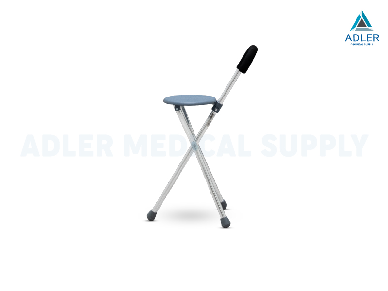 Aluminium Crutch Chair ไม้เท้าเก้าอี้อลูมิเนียม พับได้ นั่งได้ Aluminium Crutch Chair ไม้เท้าเก้าอี้อลูมิเนียม พับได้ นั่งได้