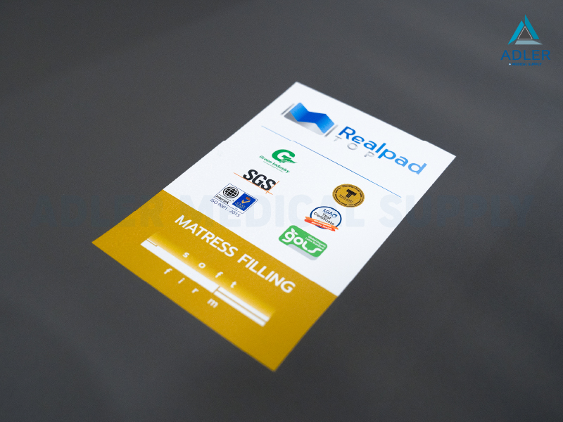 ที่นอนเพื่อสุขภาพ ที่นอนยางพารา 100% Realpad Top (วัสดุ PU เกรดคุณภาพสูง)