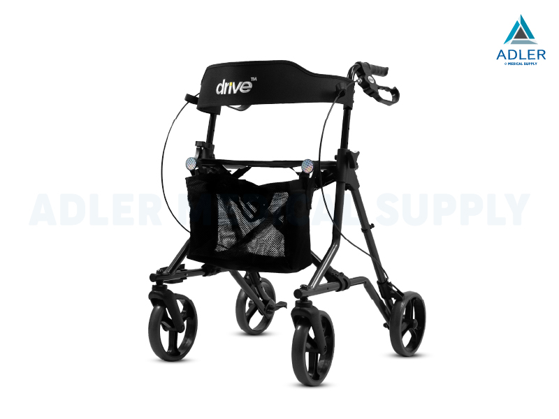 อุปกรณ์ช่วยพยุงเดิน USA DRIVE รุ่น TORRO ACERO Rollator พับเก็บง่าย น้ำหนักเบา รับประกัน 2 ปี