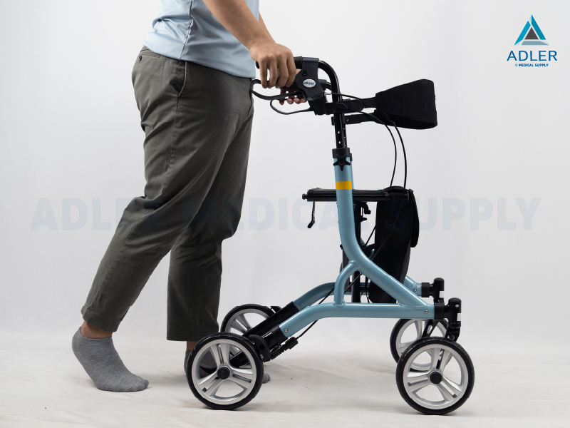 อุปกรณ์ช่วยพยุงเดิน USA DRIVE รุ่น Nitro SL Rollator พับเก็บง่าย เดินสบายบนทุกพื้นผิว รับประกัน 2 ปี อุปกรณ์ช่วยพยุงเดิน USA DRIVE รุ่น Nitro SL Rollator พับเก็บง่าย เดินสบายบนทุกพื้นผิว รับประกัน 2 ปี