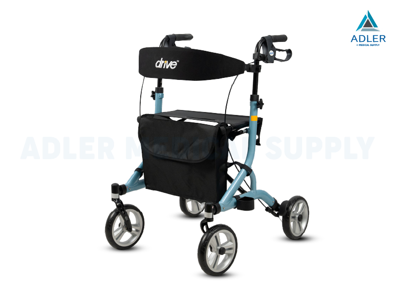 อุปกรณ์ช่วยพยุงเดิน USA DRIVE รุ่น Nitro SL Rollator พับเก็บง่าย เดินสบายบนทุกพื้นผิว รับประกัน 2 ปี