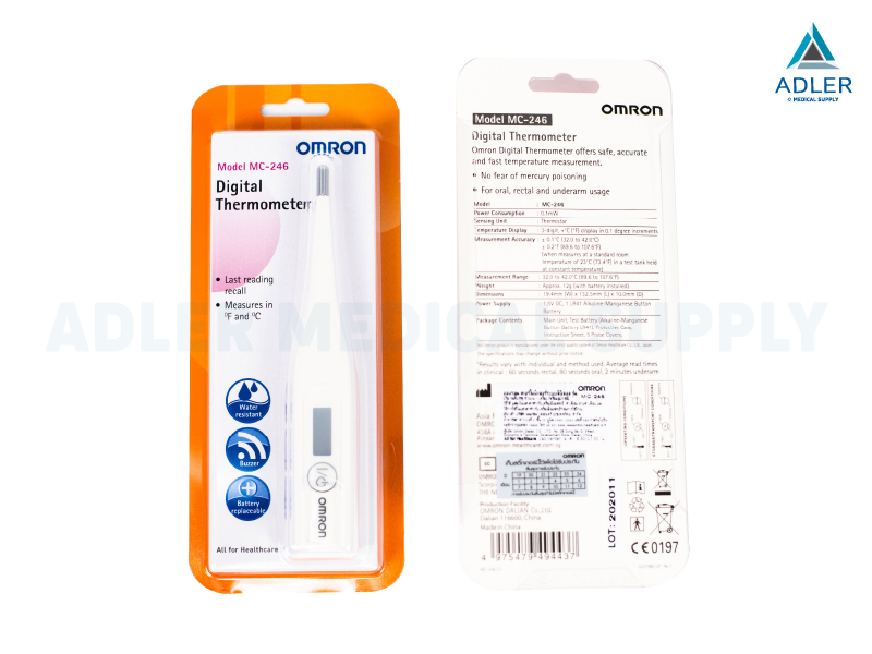 ปรอทวัดไข้ ดิจิตอล OMRON รุ่น MC-246