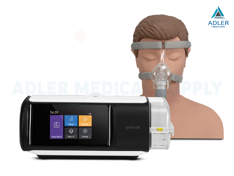 เครื่องช่วยหายใจชนิดแรงดันบวกต่อเนื่อง แบบปรับแรงดันอัตโนมัติ (Auto CPAP) Yuwell รุ่น YH-680B รับประกันศูนย์ไทย 3