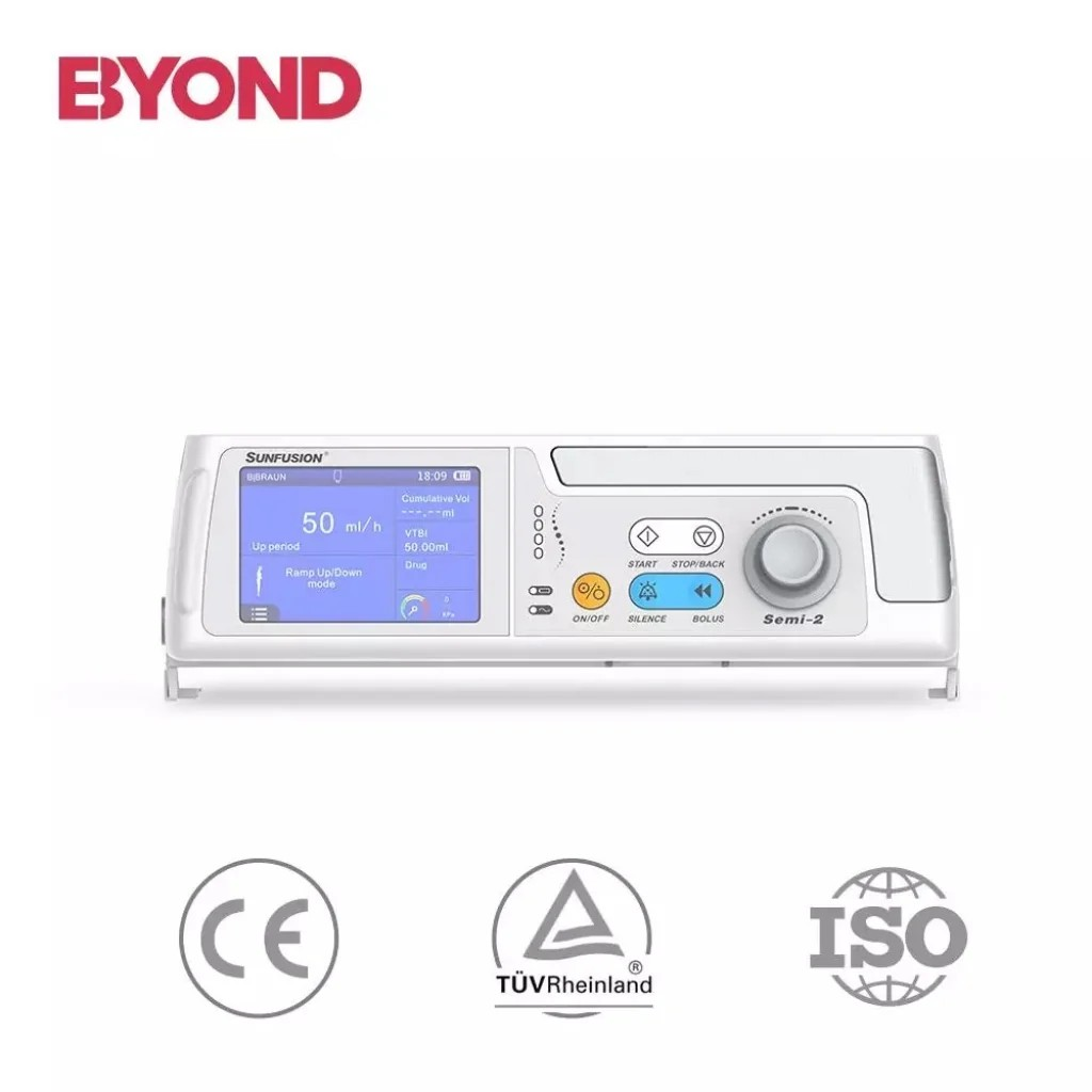 เครื่องควบคุมการให้สารละลายทางหลอดเลือดดำ Infusion pump ยี่ห้อ Beyond รุ่น Sunfusion Serial รับประกันศูนย์ไทย 1 ปี เครื่องควบคุมการให้สารละลายทางหลอดเลือดดำ Infusion pump ยี่ห้อ Beyond รุ่น Sunfusion Serial รับประกันศูนย์ไทย 1 ปี