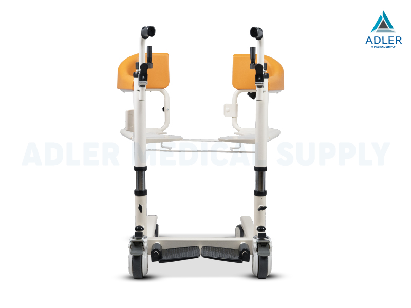 รถเข็นเคลื่อนย้ายผู้ป่วย อเนกประสงค์ รุ่นระบบมือหมุน (Manual Transfer Chair) - รับประกัน 2 ปี