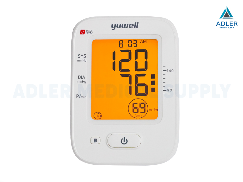 เครื่องวัดความดันโลหิต ยี่ห้อ Yuwell รุ่น YE620B (มีเสียงพูดไทย จอ Blacklight) ประกันศูนย์ไทย 5 ปี