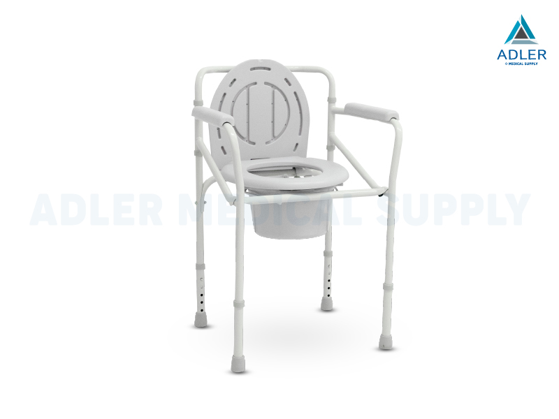 เก้าอี้นั่งถ่าย แบบพับได้ Commode Chair Yuwell รุ่น H023B - รับประกัน 1 ปี