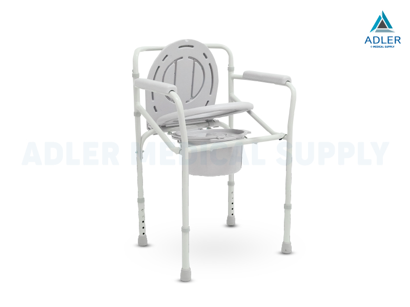 เก้าอี้นั่งถ่าย แบบพับได้ Commode Chair Yuwell รุ่น H023B - รับประกัน 1 ปี