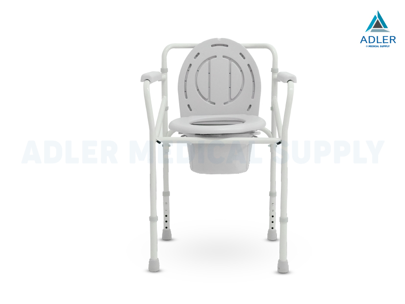 เก้าอี้นั่งถ่าย แบบพับได้ Commode Chair Yuwell รุ่น H023B - รับประกัน 1 ปี