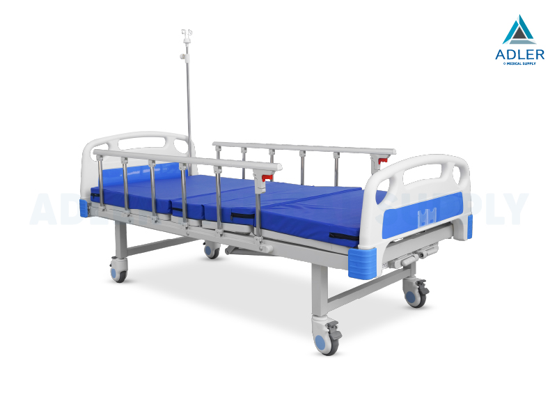 เตียงผู้ป่วย 2 ฟังก์ชัน รุ่น HR-S07 แบบมือหมุน (Manual)