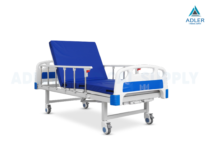 เตียงผู้ป่วย 2 ฟังก์ชัน รุ่น HR-S07 แบบมือหมุน (Manual)