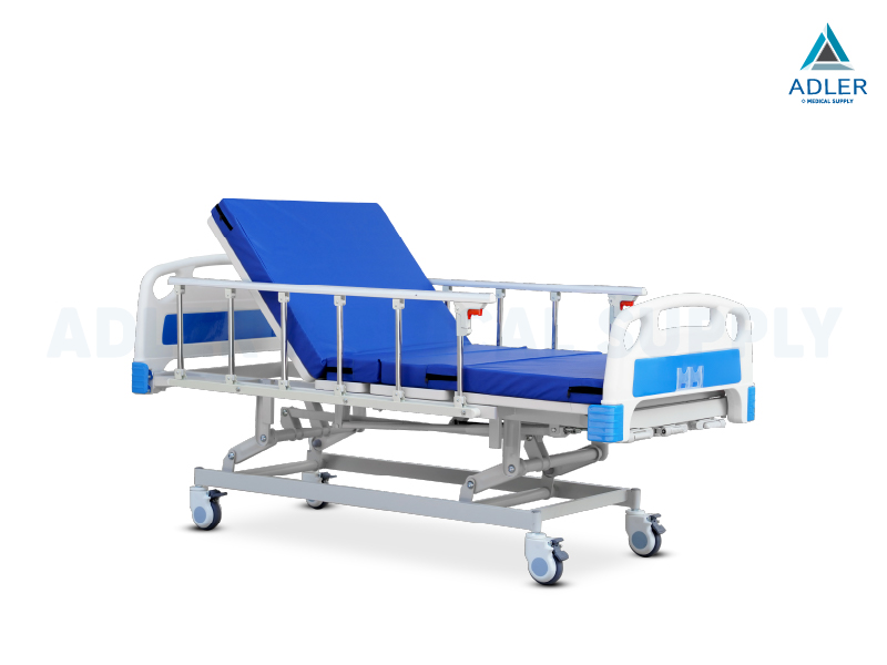 เตียงผู้ป่วย 3 ฟังก์ชัน รุ่น HR-S06 แบบมือหมุน (Manual)