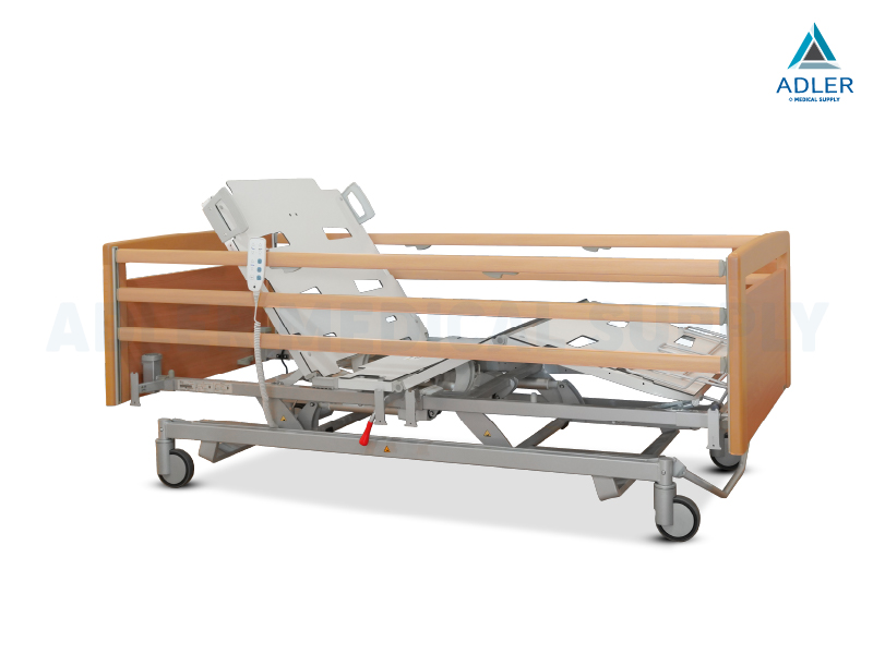 เตียงผู้ป่วยไฟฟ้า ดีไซน์ลายไม้ 7 ฟังก์ชั่น ยี่ห้อ HAELVOET รุ่น Lago Care