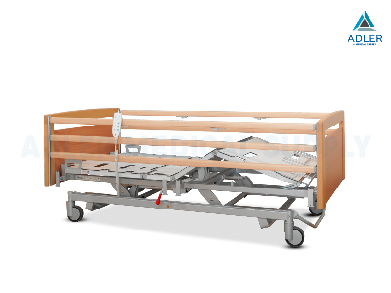 เตียงผู้ป่วยไฟฟ้า ดีไซน์ลายไม้ 7 ฟังก์ชั่น ยี่ห้อ HAELVOET รุ่น Lago Care