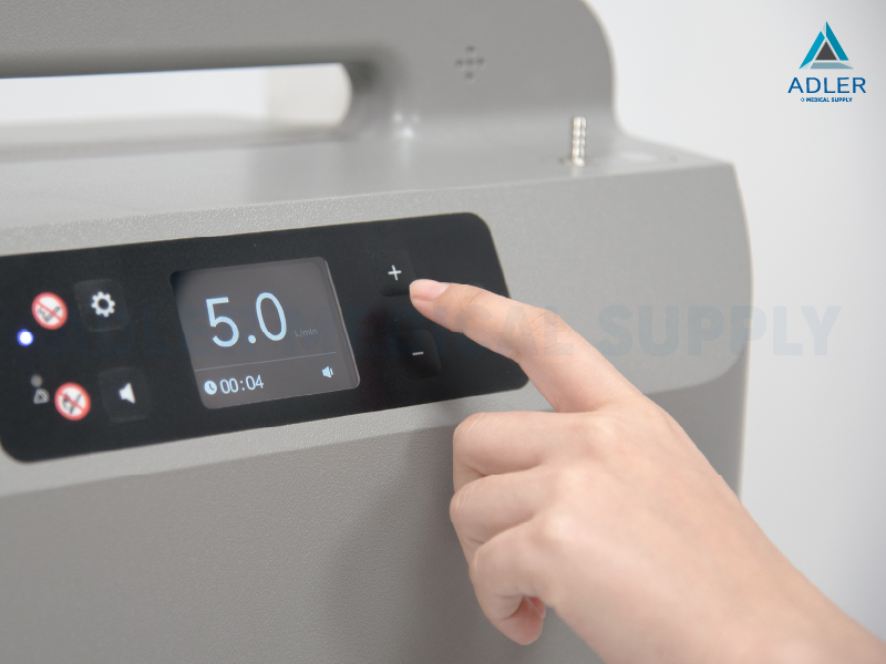 เครื่องผลิตออกซิเจน 5 ลิตร Kingon รุ่น P2-O5E (เสียงเงียบ) รับประกันนาน 3 ปี (ส่งด่วน ภายในวัน)