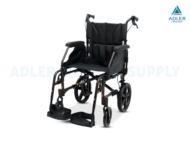 วีลแชร์ผู้สูงอายุ แบบธรรมดา พับได้ รุ่นใหม่ USA ยี่ห้อ Invacare รุ่น Action 2 NG Transit Lite (รับประกัน 2 ปี)