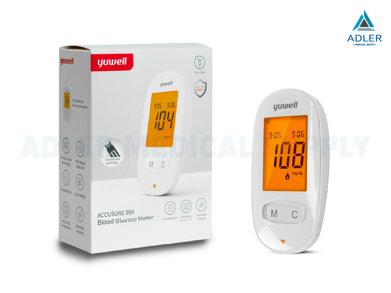เครื่องวัดน้ำตาลในเลือด Yuwell รุ่น 590 (Accusure 590)