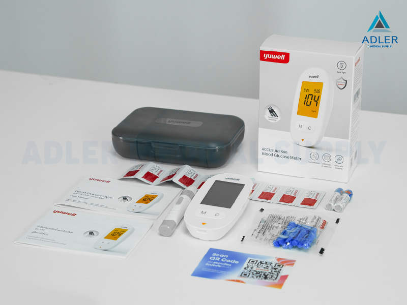 เครื่องวัดน้ำตาลในเลือด Yuwell รุ่น 590 (Accusure 590)