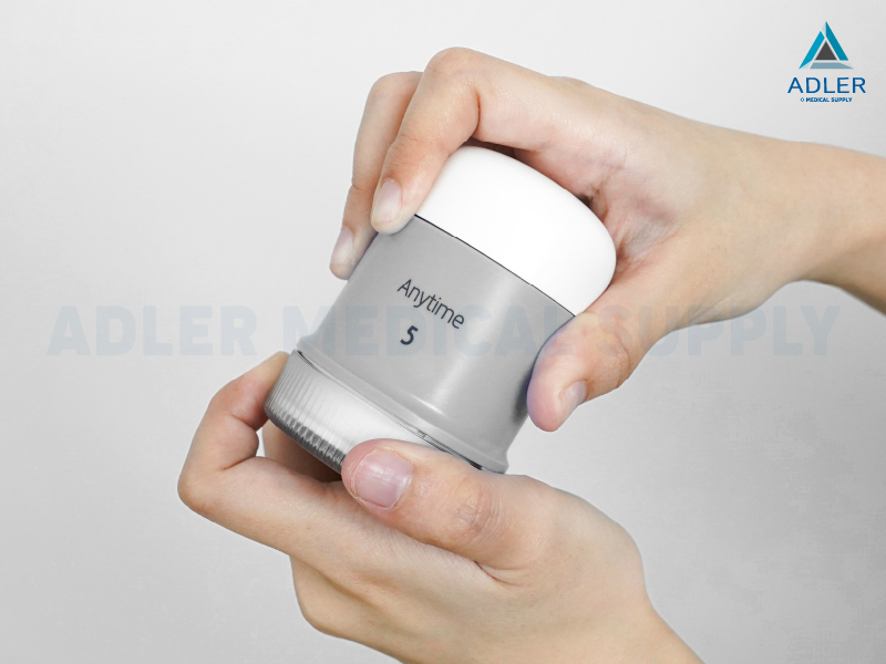 เครื่องตรวจน้ำตาลในเลือดแบบต่อเนื่อง CGM Yuwell Anytime 5 สีเทา