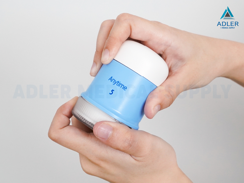 เครื่องตรวจน้ำตาลในเลือดแบบต่อเนื่อง CGM Yuwell Anytime 5 สีฟ้า