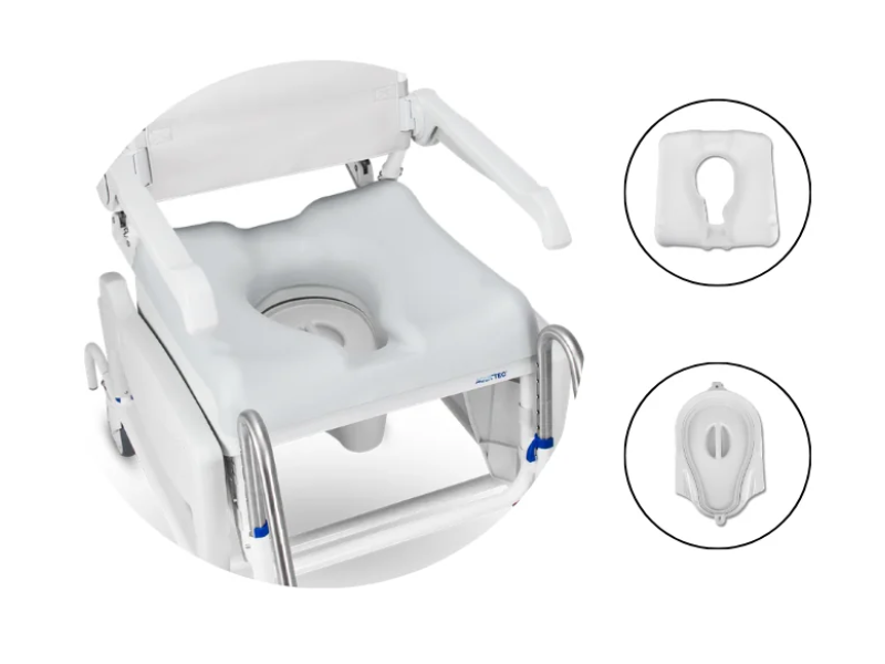 ฝารองนั่ง (Soft Seat) + รางกระโถน Invacare (USA) Ocean Ergo