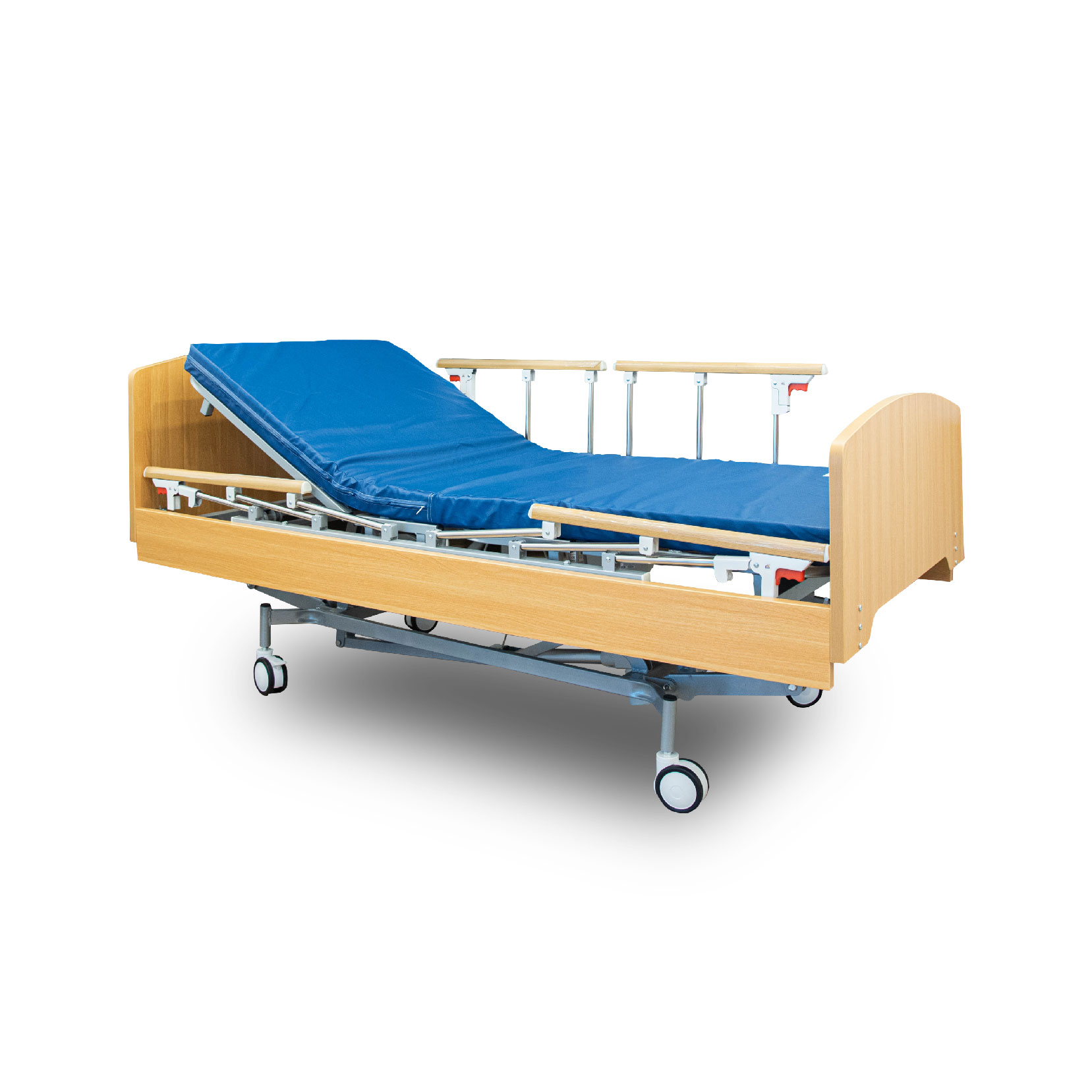 เตียงผู้ป่วยไฟฟ้าแบบไม้ 4 ฟังก์ชั่น Wooden Electric (A-007)